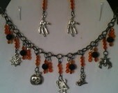 Spooky Halloween Bracelet/Earring Set