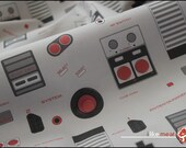 8bit Memories - One Yard of Nintendo themed Kona Cotton Fabric