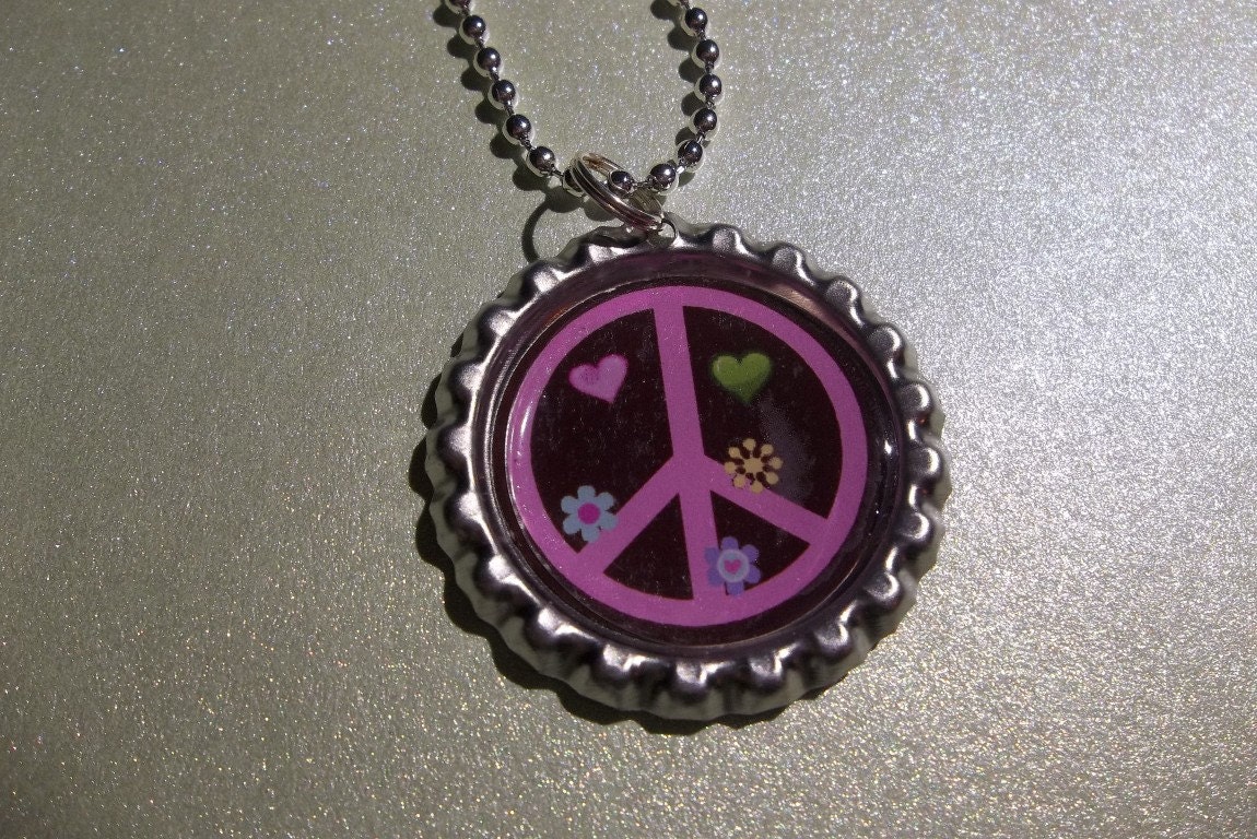 Hippie Peace Necklace