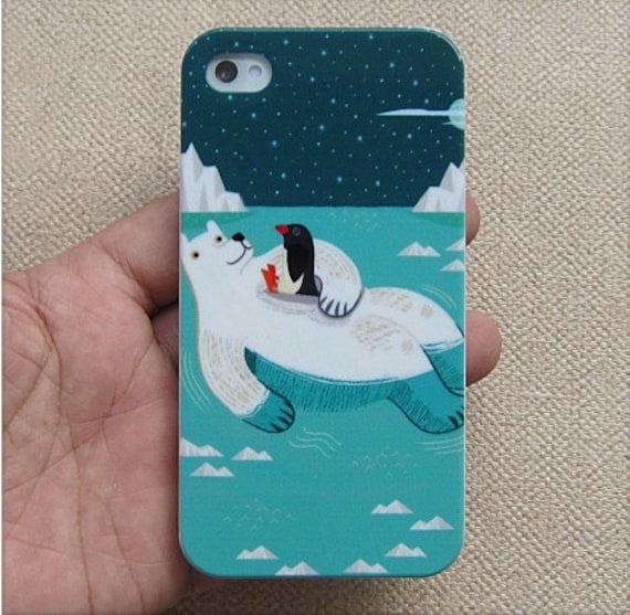 Polar bear iPhone 4 Case, iPhone 4s Case, iPhone Case, iPhone hard Case