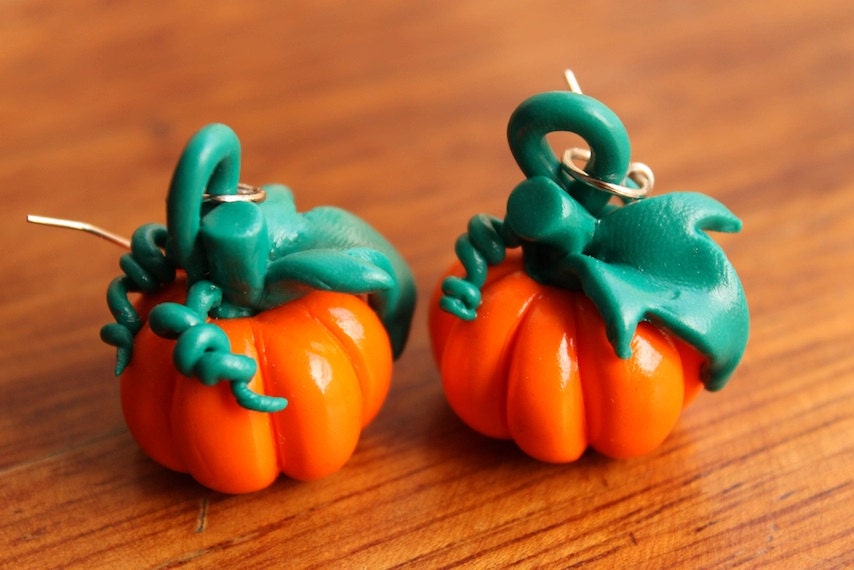 Pumpkin Earrings