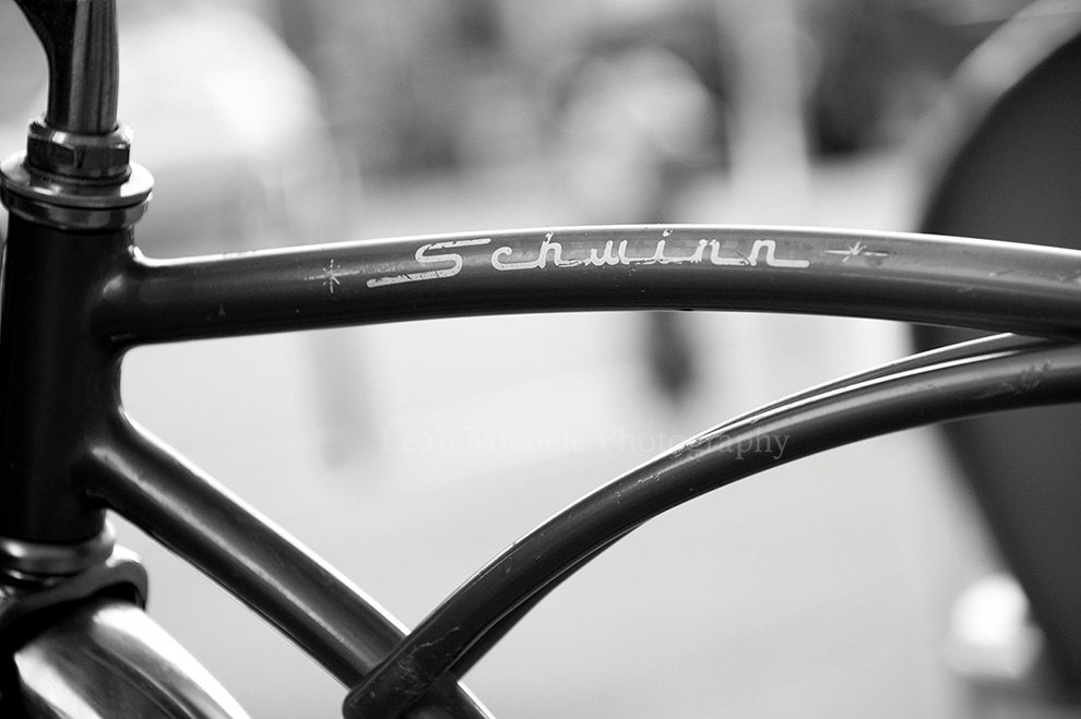 Vintage Bicycle Photograph Bike Schwinn