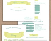 Yellow and Green Banner Invite