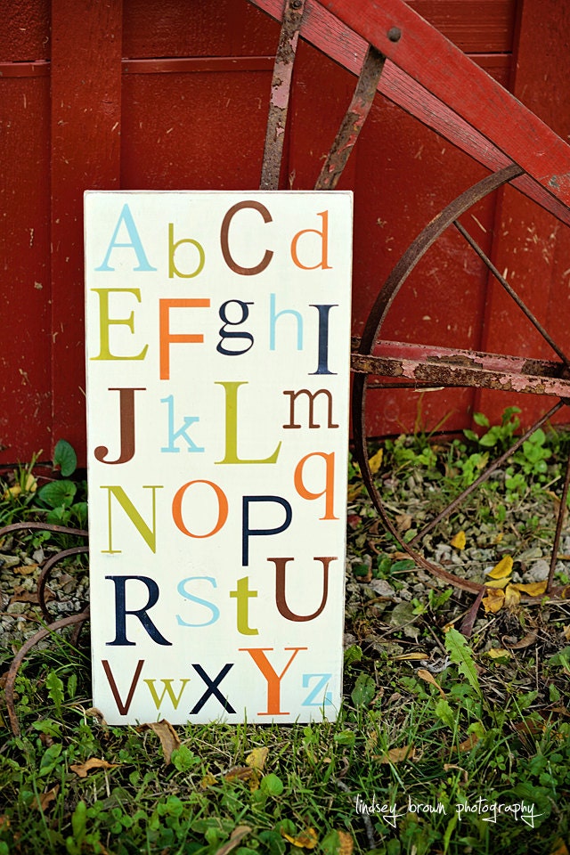 ABC's sign,Boy Nursery Decor, Boy Nursery Art, Baby Boy Nursery Wall Art, Baby Boy Nursery, Boy Nursery Wall Art, Playroom Art