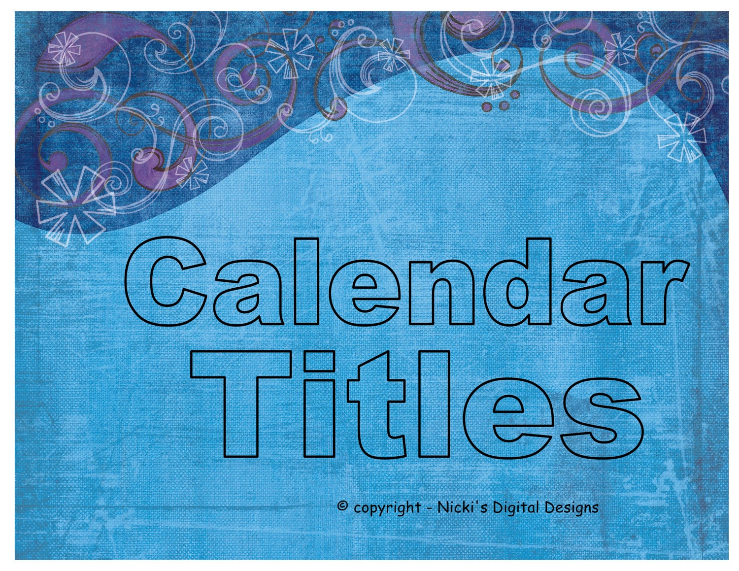 Calendar Titles