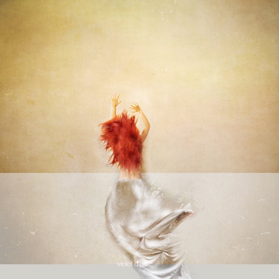 Way In. Way Out. 8x8 Conceptual Photograph. surreal, digital art, collage, red, beige, soft, pastel