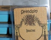 Soy Wax Tarts One package of 6 break away melts in Beaches a gorgeous ocean scent