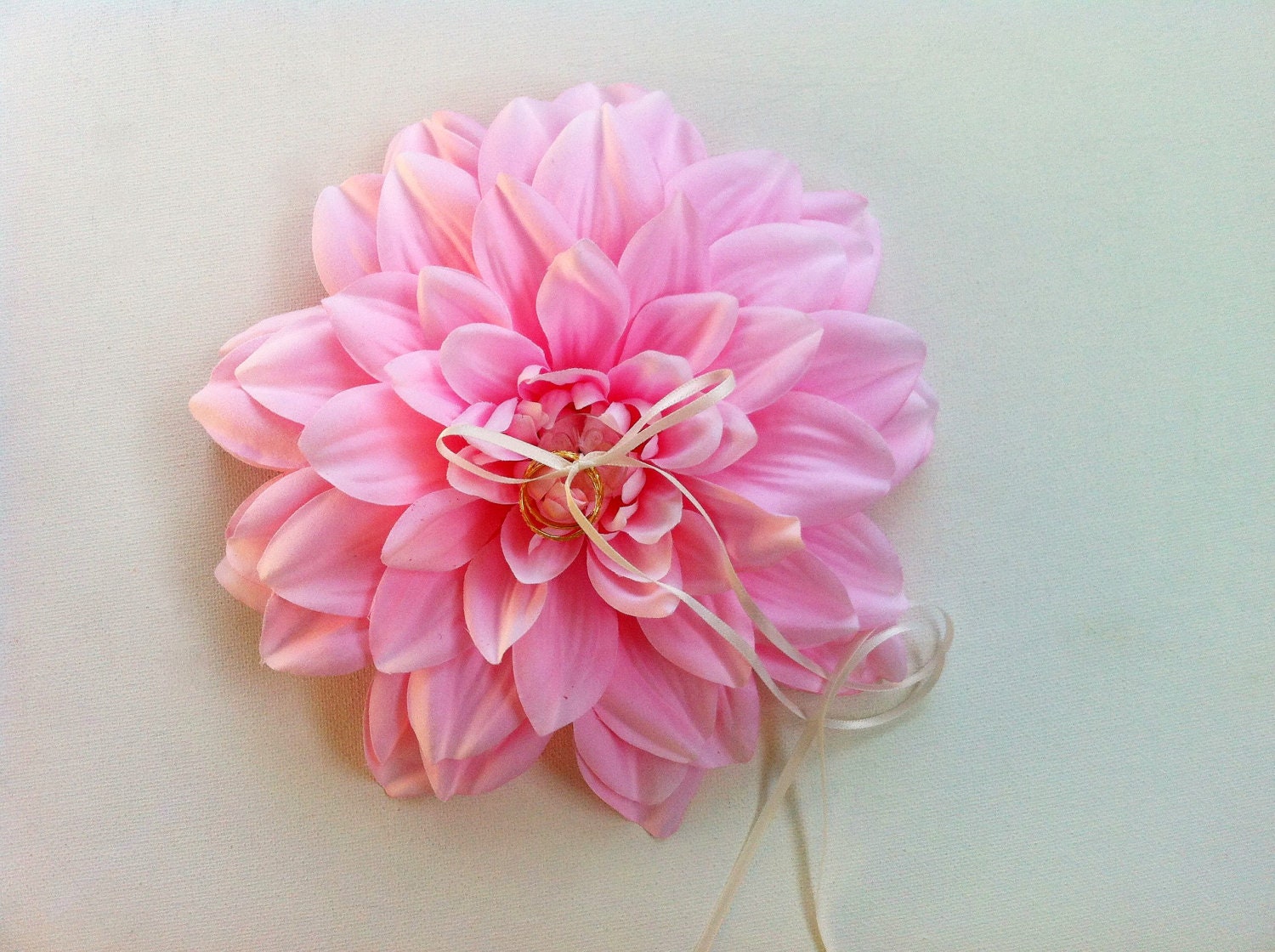 Ring Bearer Pillow Alternative - Delightful Dahlia - Pink