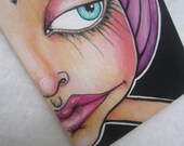 ATC painting on Wood