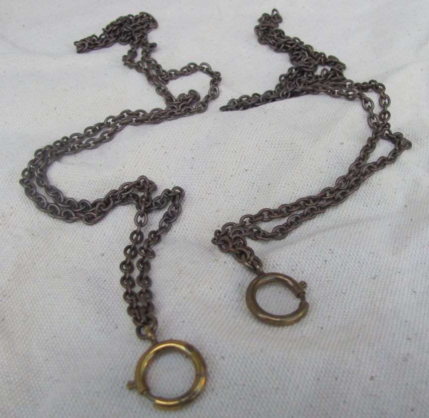 1pc Vintage Necklace charm holder wholesale  lot neck chains supplies Bulk  brass  Patina long mix ball chain   lanyard unisex diy c3