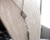 Love Heart Sterling and Fine Silver Necklace Ready to Ship