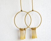 Boho Chic Vintage Fringe Earrings - Handmade Jewelry - Free Shipping in the US - Summer Fashion