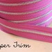 PURPLE Zipper by the Yard - 3 YARDS - zipper flowers, sewing, scrapbooking