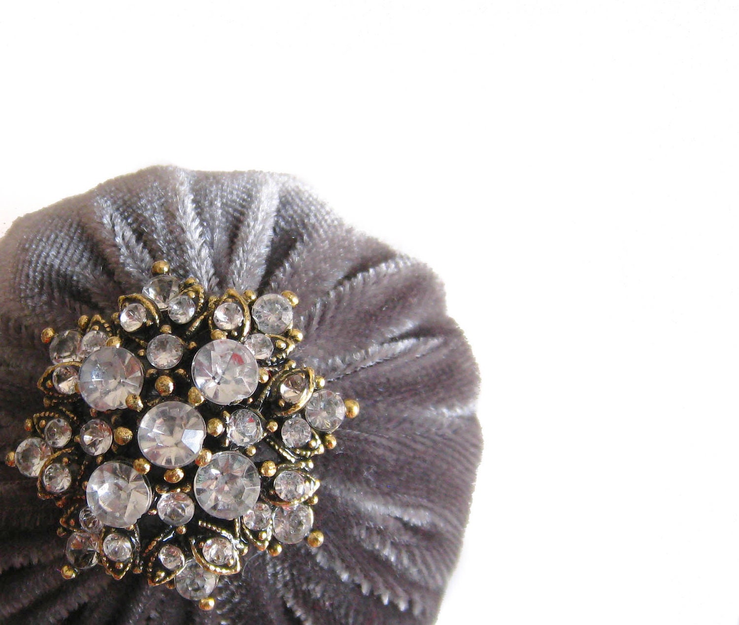 Elegant Gray Emery Pincushion