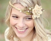 bridal accessories, woodland wedding, bridal hair crown, natural vine head piece - QUEEN of the WOODS