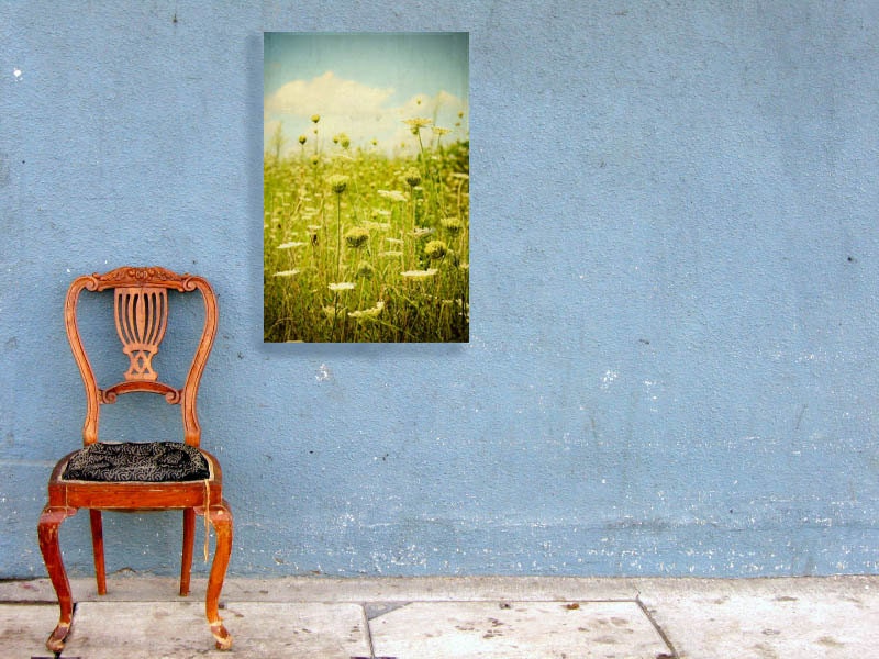 16x24 Gallery Wrap Canvas Wall Art . Fine Art Photography . Nature Photography . Coastal Cottage Decor . Flower photography . Custom Art