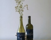 TABLE number signs. chalkboard signs for mason jars and wine bottles. 5 gourmet gift tags.