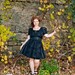 Retro Bridesmaid Dress Black Damask Rockabilly Party - Custom to your Size
