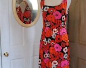 Floral Day Dress - Size Medium - Handmade Dress