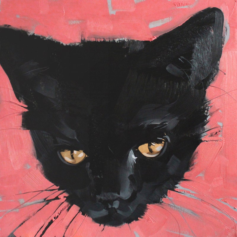 Brooklyn (Pussy) - Fine Art Print - 8.5" x 8.5"