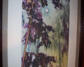 Original Art Print - Southern Moon - Giclée Limited Edition Signed by Artist Chris Lawrence - 13 x 20