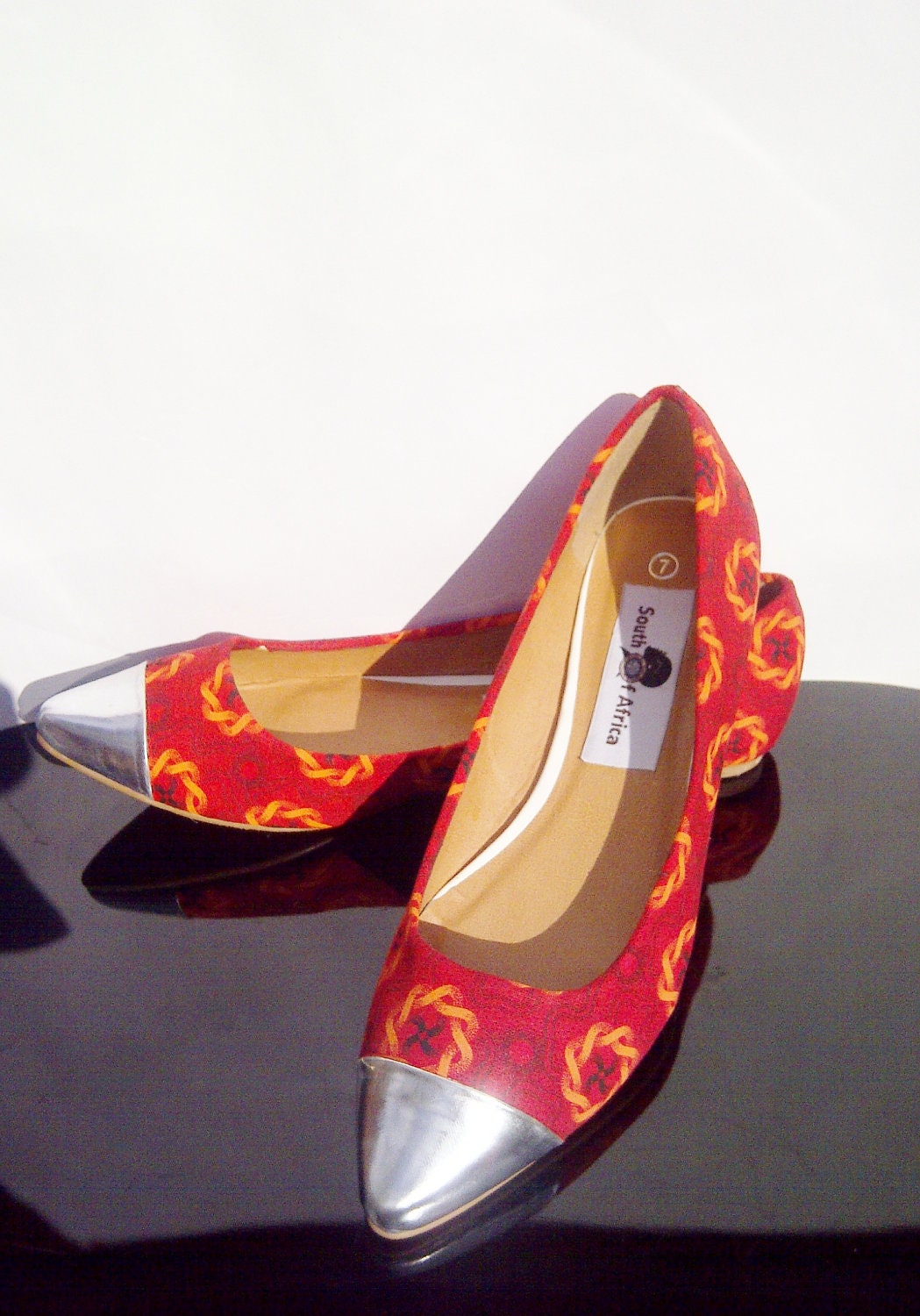 Red Shwe-shwe Pumps