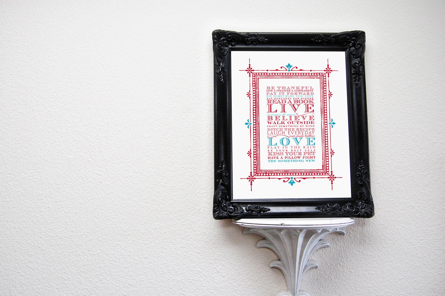 Be Thankful Art Print