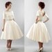 The Christy - silk duchess satin short wedding dress
