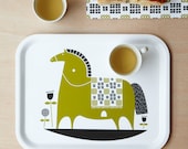 Rocking horse tea tray