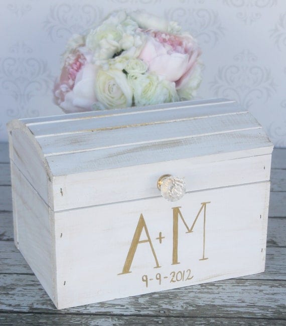 Wedding Card Box Vintage Shabby Chic Wedding Decor