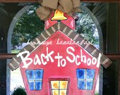 School House Door Hanger - Bronwyn Hanahan Art