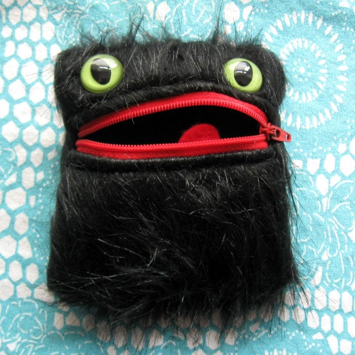 Furry Monster Coin Purse