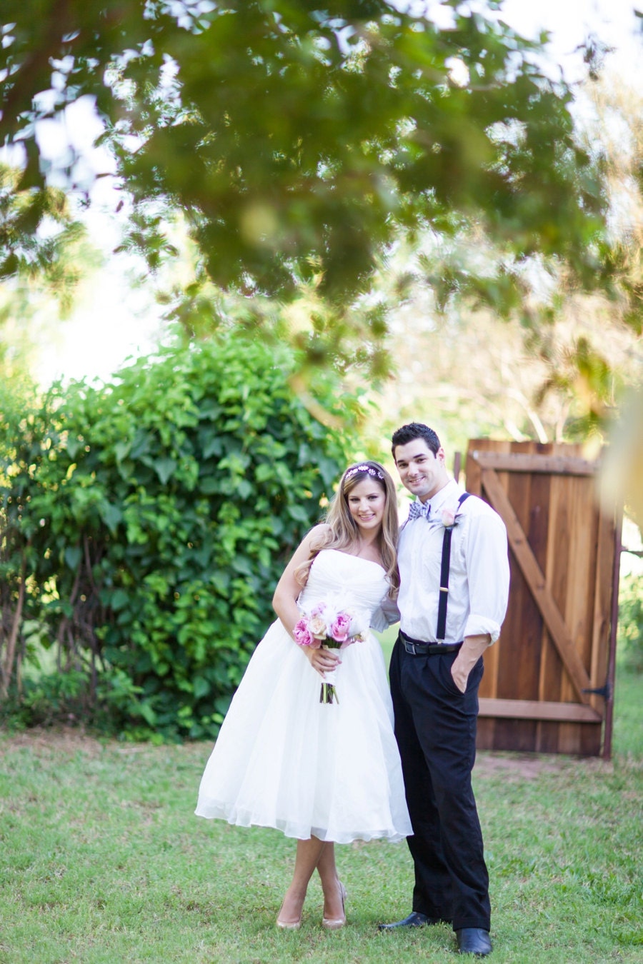 Tea Length Wedding Dress - Vintage Inspired