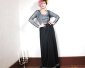 70s Daymor Couture Silver Futurist Formal Gown (XS/S)