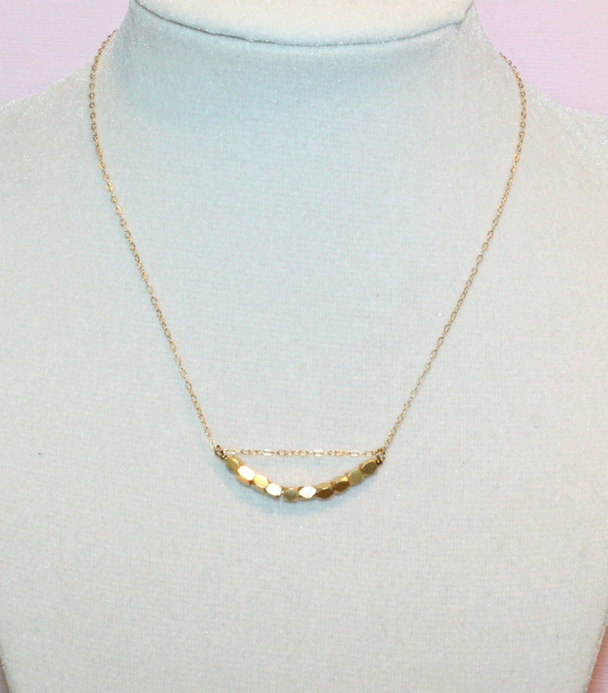 Gold Vermeil Nugget Necklace