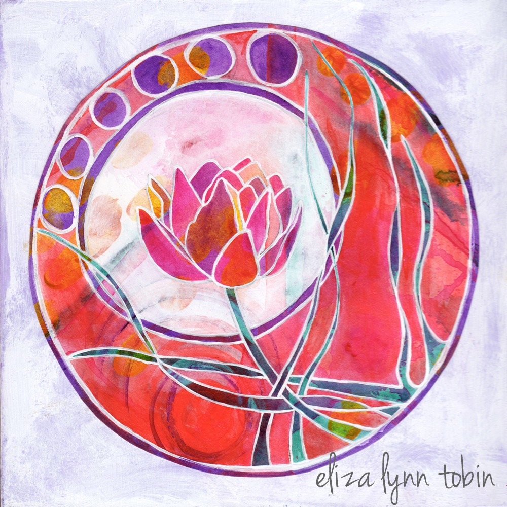 Emerging Mandala 8x8 Fine Art Print