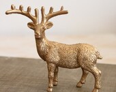 The Golden Zoo - Deer Reindeer Figurine