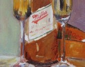 Beer Art Print of MILLER HIGH LIFE - Limited Edition Print Signed by Artist