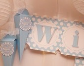 ICICLE Favor Box (Blue) - DIY Printable PDF