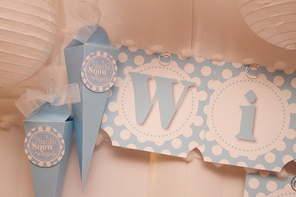 ICICLE Favor Box (Blue) - DIY Printable PDF Il_570xn