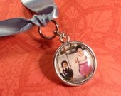 Wedding Bouquet Charm, Bridal Bouquet Simple Charm with custom photo