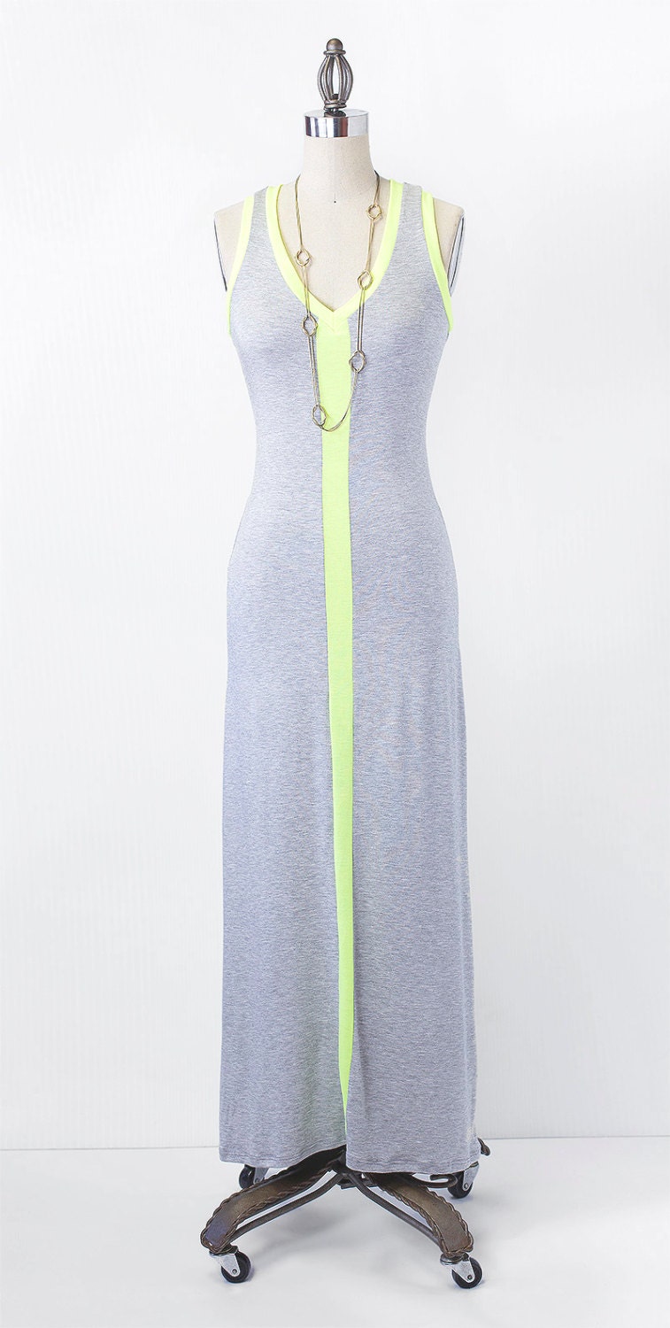 SALE - Racer-back Maxi Dress