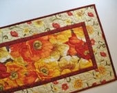 Poppy Table Runner Quilted