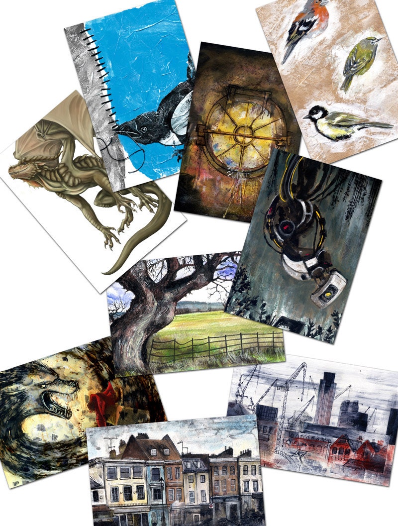 Any Five Postcard Art Prints 6x4"