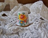 Vintage Thimble hand painted Italy