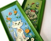 Kitty and Doggy Framed Prints Edna Vierra