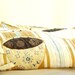 COFFEE quilt, Art Quilt, Appliqued Beaded, Vintage look, Home Decor, Wall Hanging, caramel cream
