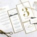 Antique Glitter - Gold and Elegant Wedding Menus, Place Cards - Purchase to Start the Ordering Process