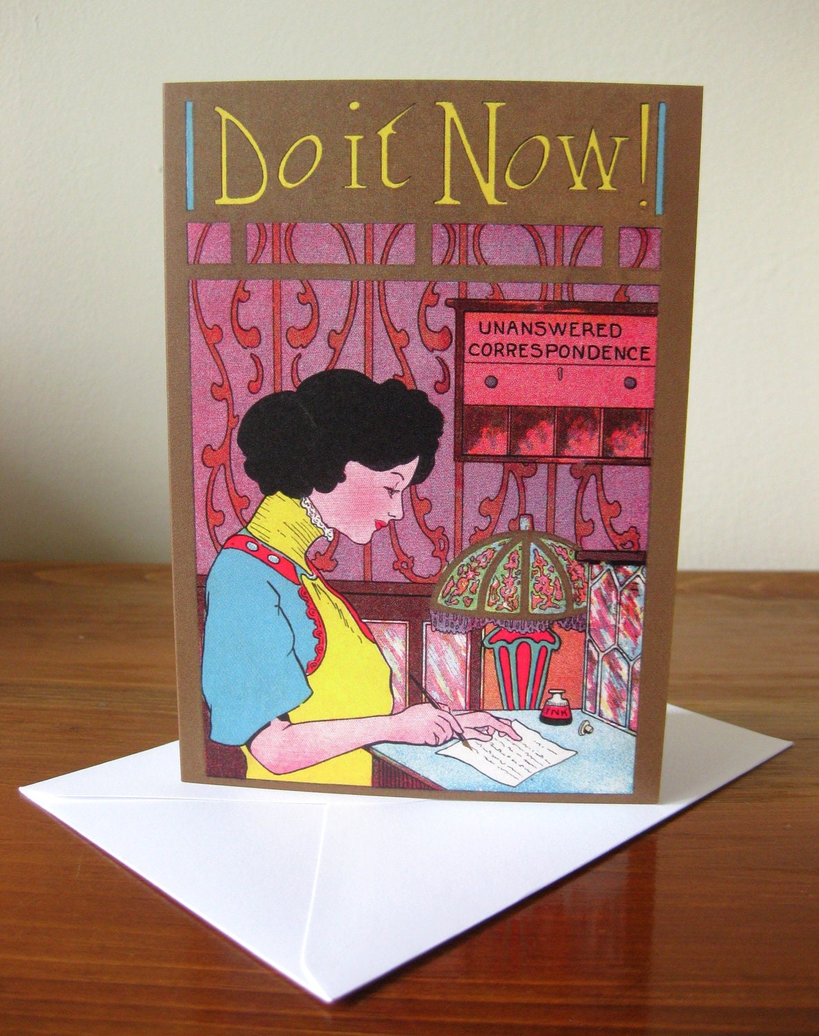 Notecards: Unanswered Correspondence - Do It Now, set of 3