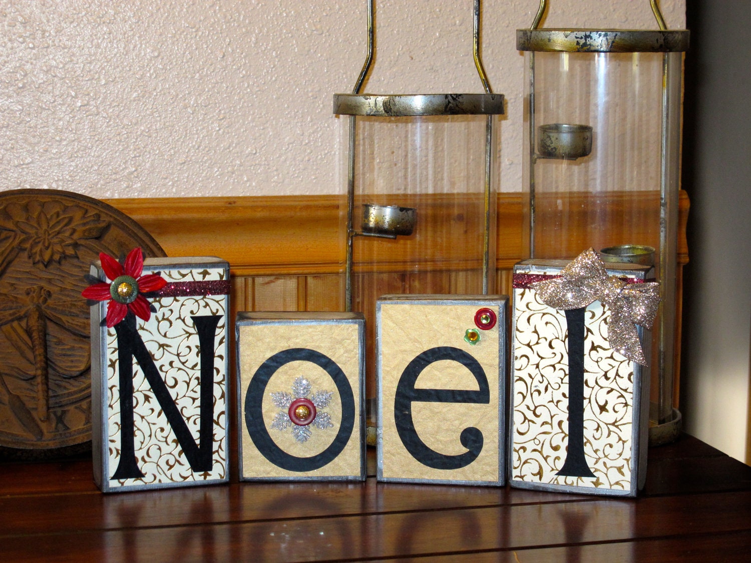 Christmas Blocks, Joy Blocks, Xmas Gifts, Wooden Block Set, Boutique Blocks, Holiday Blocks, Home Decor, Wooden Blocks, Gifts